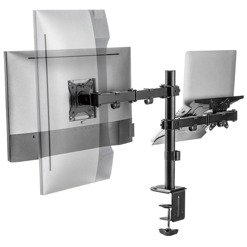 Suporte Duplo De Mesa Para Monitor 17 A 32 E Notebook Tm24c - 4