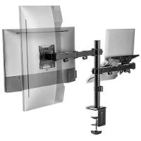 Suporte Duplo De Mesa Para Monitor 17 A 32 E Notebook Tm24c