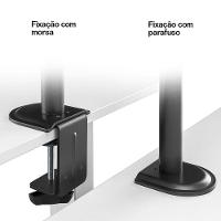 Suporte Duplo De Mesa Para Monitor 17 A 32 E Notebook Tm24c - 8