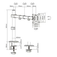 Suporte Monitor 15 A 34 Articulado Ctm11c Central Suportes
