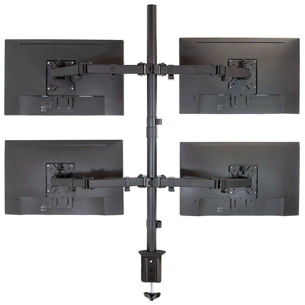Suporte Articulado Para 4 Monitores Base Morsa V48c Central Suportes - 5