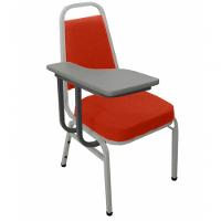 Cadeira Universitária Empilhável Linha Hotel Plus Vermelho - 1