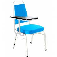 Cadeira Universitária Empilhável Linha Hotel Plus Azul - 1
