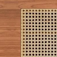 Mesa De Cabeceira Palha Natural Em Mdf 50 Cm Com 1 Gaveta Tw48 Freijó Dalla Costa - 3