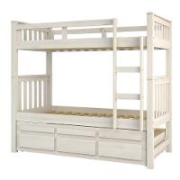 Treliche Solteiro Branco Lavado 3 Gavetas E 1 Escada Madeira De Pinus - Saraiva - 6