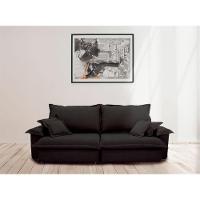 Sofá Paris 2.60m Retrátil E Reclinável Super Pillow -preto - 1