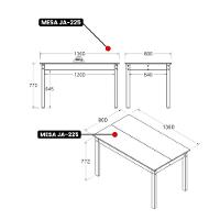 Mesa De Jantar Ditália Ja-225 Cor:branco Branco - 5