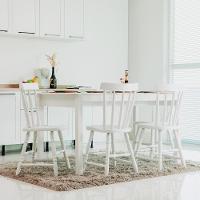 Mesa De Jantar Ditália Com 4 Cadeiras Ja-225 Cor:branco Branco - 7