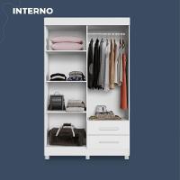 Guarda Roupa Copacabana New 4 Portas 2 Gavetas Benetil Móveis Branco - 7