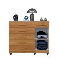 Cômoda Milão 1 Porta 6 Gavetas Em Mdp Benetil Móveis Cinamomo - 1