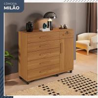 Cômoda Milão 1 Porta 6 Gavetas Em Mdp Benetil Móveis Cinamomo - 2