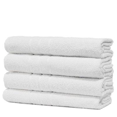 Kit 4 Toalhas De Banho Atacado Macia Direto De Fabrica Prata - Branco