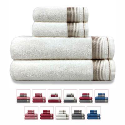 Jogo De Toalhas Gigante 4 Peças 380g-m2 100% Algodão Sublime - Branco