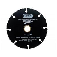 Disco De Serra Com Tungstênio 110 X 20mm Para Madeira - Fertak - 1