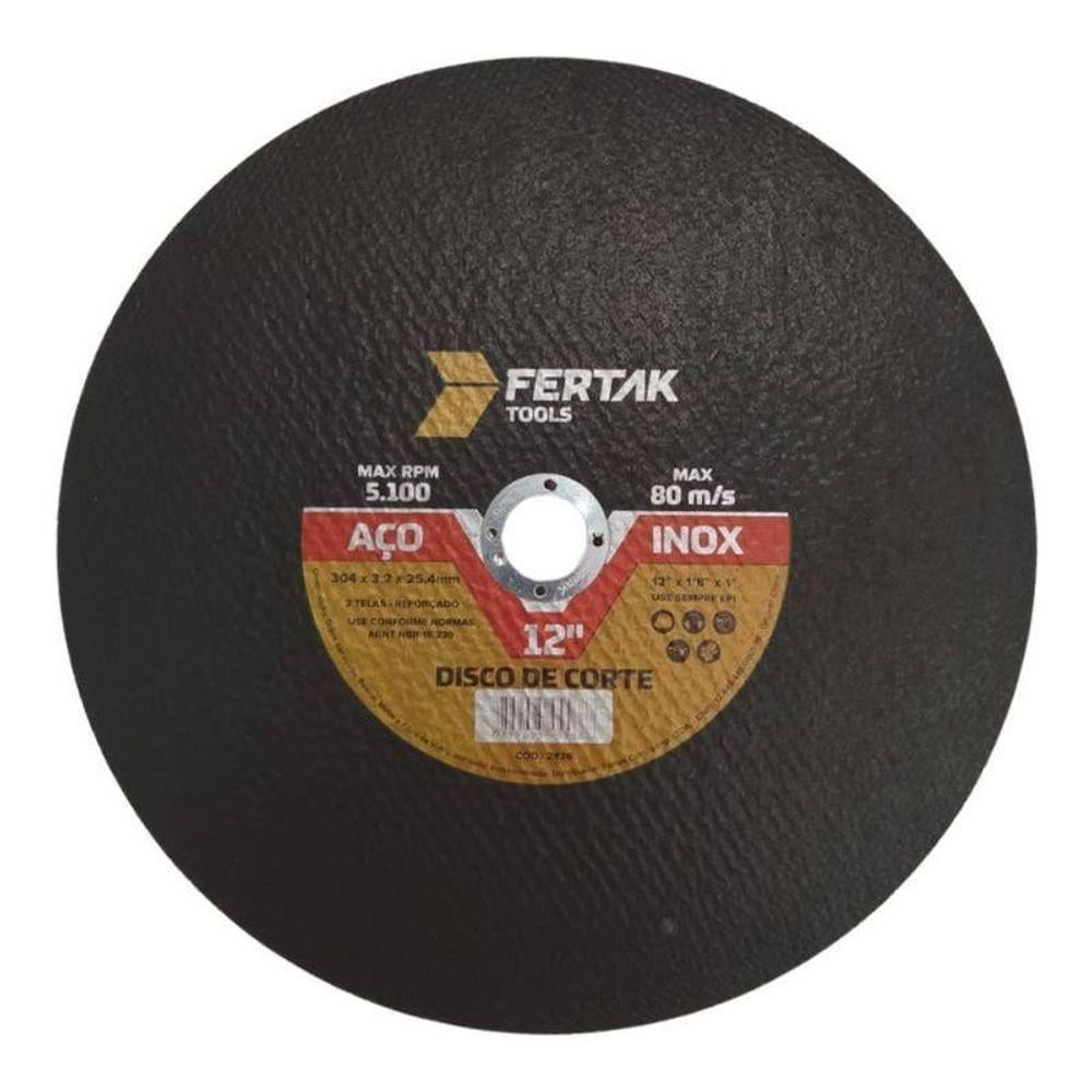 Disco De Corte Inox 300 X 3,2- Fertak - 1