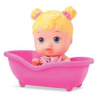Boneca Little Dolls Com Banheirinha - Divertoys - Loira - 1