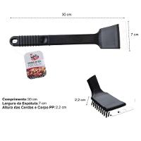 Escova Limpa Grelha Churrasqueira Aço - Clink - 5