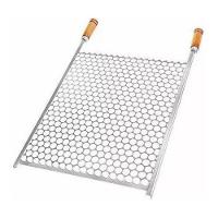 Grelha Para Churrasqueira (l) 60 X (c) 50 Inox - Fundição Petrópolis - 1