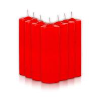 Kit 7 Velas Votivas 7 Dias Vermelha 250g 100% Parafina - 1