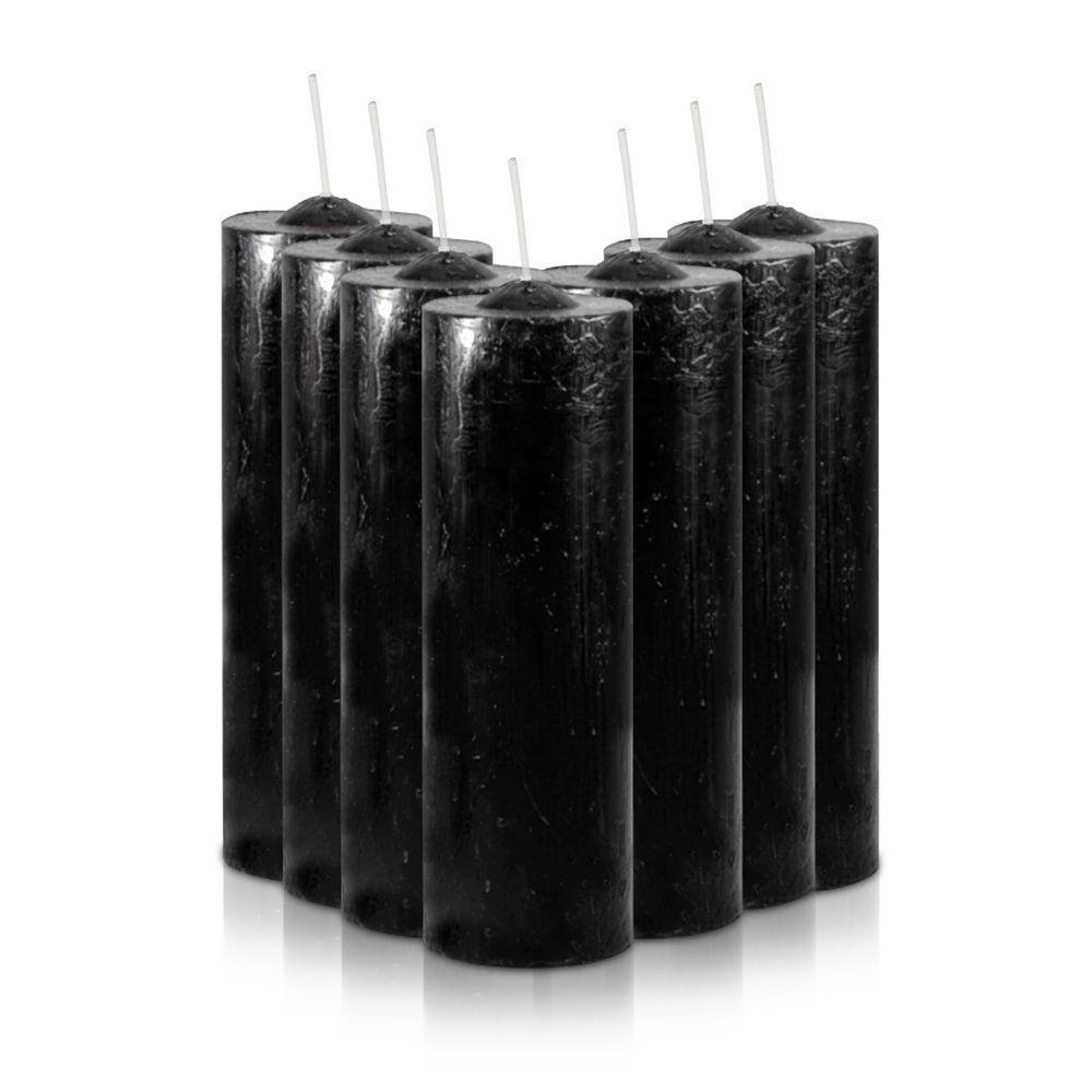 Kit 7 Velas Votivas 7 Dias Preta 250g 100% Parafina - 1