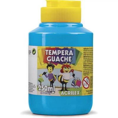 Tinta Guache 250 Ml - Acrilex - Azul Celeste