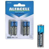 Pilha Alcalina Aaa - C/ 4 Unidades - Alfacell - - 1