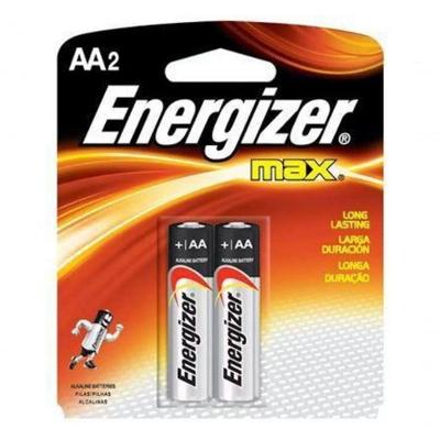 Pilha Alcalina Aa - C/ 2 Unidades - Energizer Max -