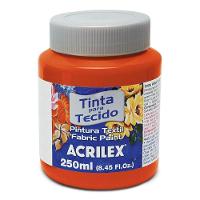 Tinta Para Tecido Fosca 250 Ml - Acrilex - Vermelho Fogo - 1