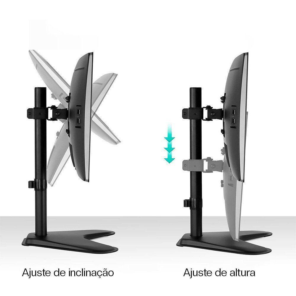 Suporte Para Monitor De Mesa 15 A 34 T50n Central Suportes - 5