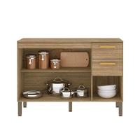 Balcão Urbane Com Tampo 3 Portas 2 Gavetas 2973 Kits Paraná Freijo - 3