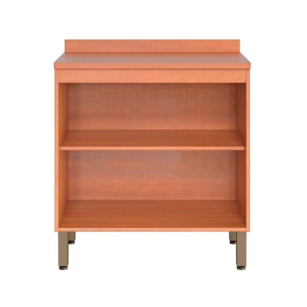 Balcão Macadâmia 80cm Com Tampo 2 Portas 914101 Telasul Freijo E Branco - 4