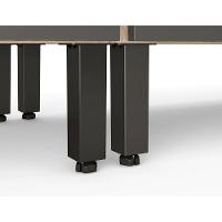 Balcão Firenze 80cm 2 Portas Com Tampo 93221 Demóbile Avena Touch E Grafito - 5