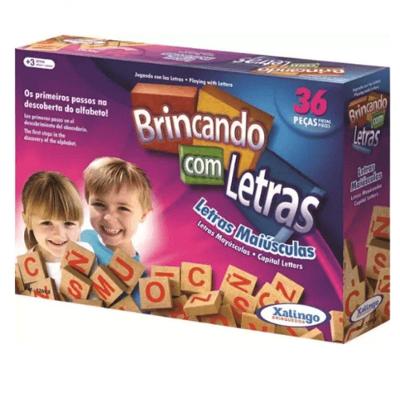 Blocos Pedagógicos Brincando Com As Letras 36 Peças - Xalingo