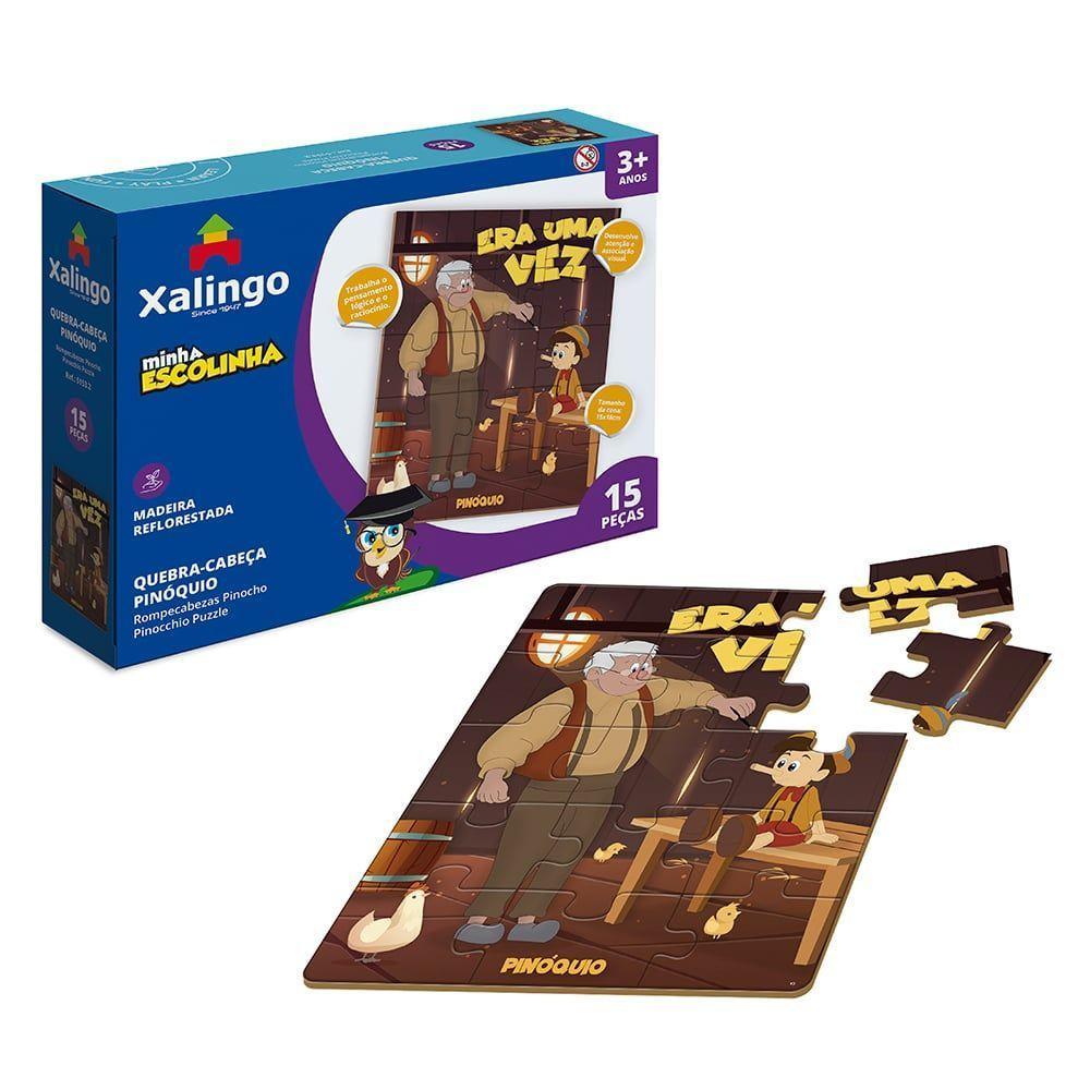 Quebra-cabeça Pinóquio Minha Escolinha Quebra-cabeça Pinoquio Minha Escolinha - 1