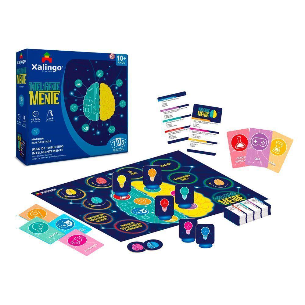 Jogo De Tabuleiro Inteligentemente 121 Peças Xalingo - 1