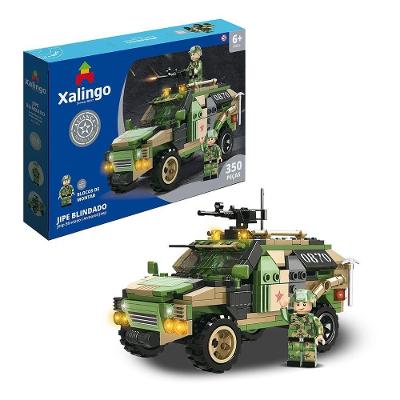 Blocos De Montar Aliança Justiça E Paz Jipe Blindado 350 Peças