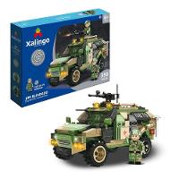 Blocos De Montar Aliança Justiça E Paz Jipe Blindado 350 Peças - 1