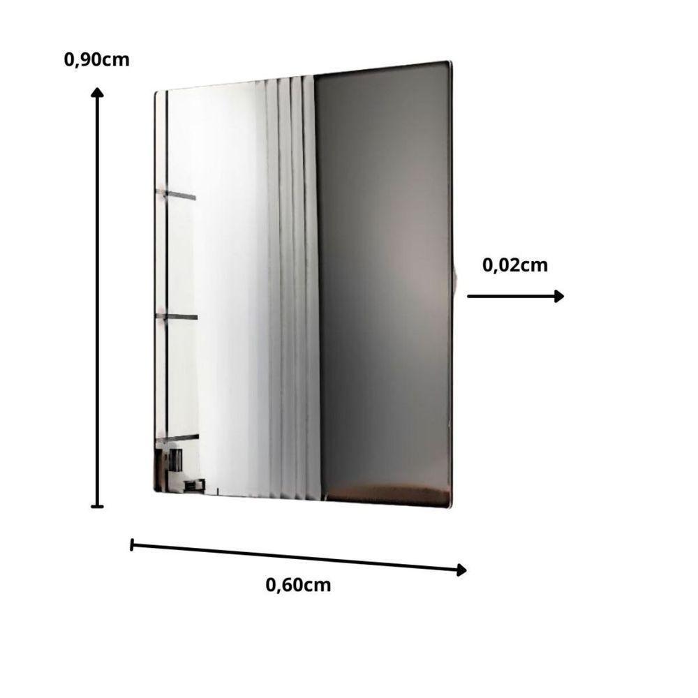 Espelho Decorativo Star Com Moldura Cor: Preto - 2