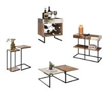 Kit Aparador Prateleira Mesa Lateral Centro Aurora Demolição - 1