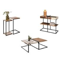 Kit Aparador Mesa Lateral Apoio E Centro Aurora Demolição - 1