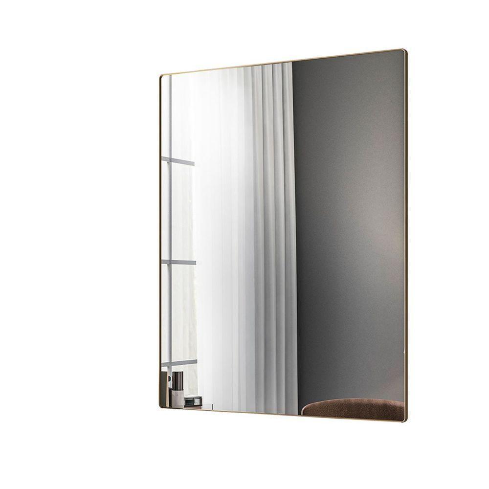 Espelho Decorativo Star Com Moldura Cor: Dourado - 1