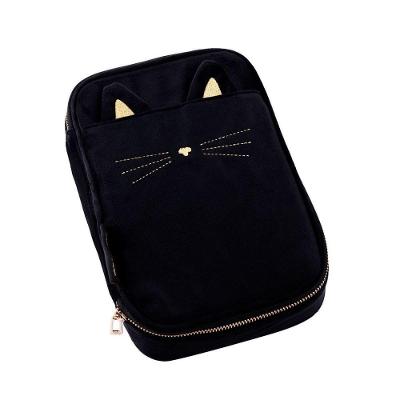 Estojo Divisorias Gato Preto