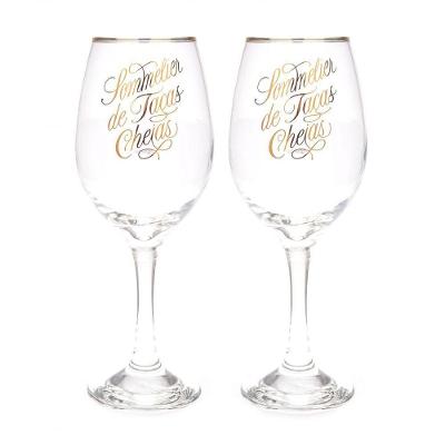Dupla De Taças De Vinho Sommelier