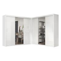 Closet Casal Premium Clarice Plus 06 Portas 8 Gavetas Branco - 5