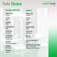 Cadeira Balanço Ninho Suspenso Gota Almofada Impermeável Acesse Móveis Preto-azul Ladrilho