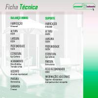 Cadeira Balanço Ninho Suspenso C- Suporte E Almofada Impermeável Tabaco-azul Ladrilho - 2