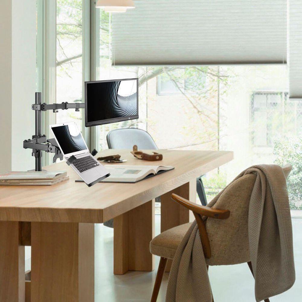 Suporte De Mesa Duplo Para Monitor E Notebook Tm22nb - 4