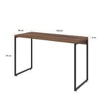 Mesa Dynamica 120x50x75cm Nogal - Est.preta Nogal - Est.preta - 5