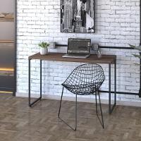 Mesa Dynamica 120x50x75cm Nogal - Est.preta Nogal - Est.preta - 6