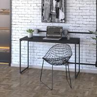 Mesa Dynamica 120x50x75cm Preto ônix - Est.preta Preto ônix - Est.preta - 6